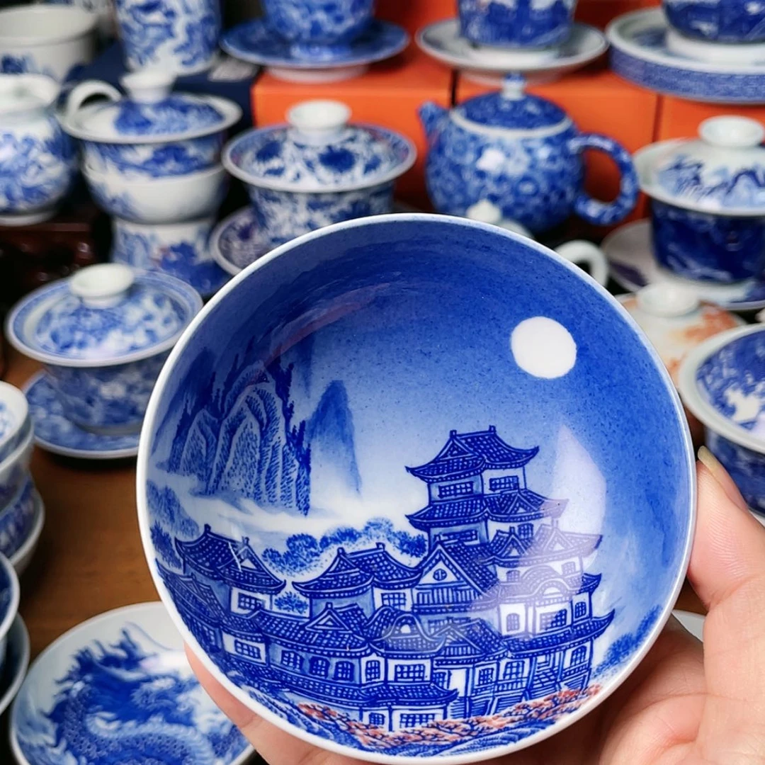 【闪购商品】杯丽**亮全手工手绘景德镇