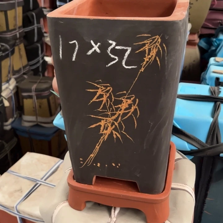 紫砂花盆紫砂花盆