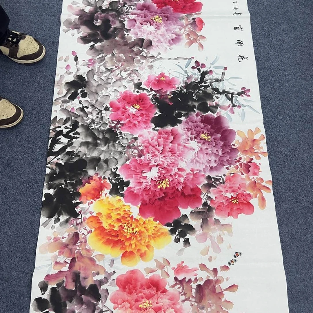 国画国画作品宣纸纯手绘