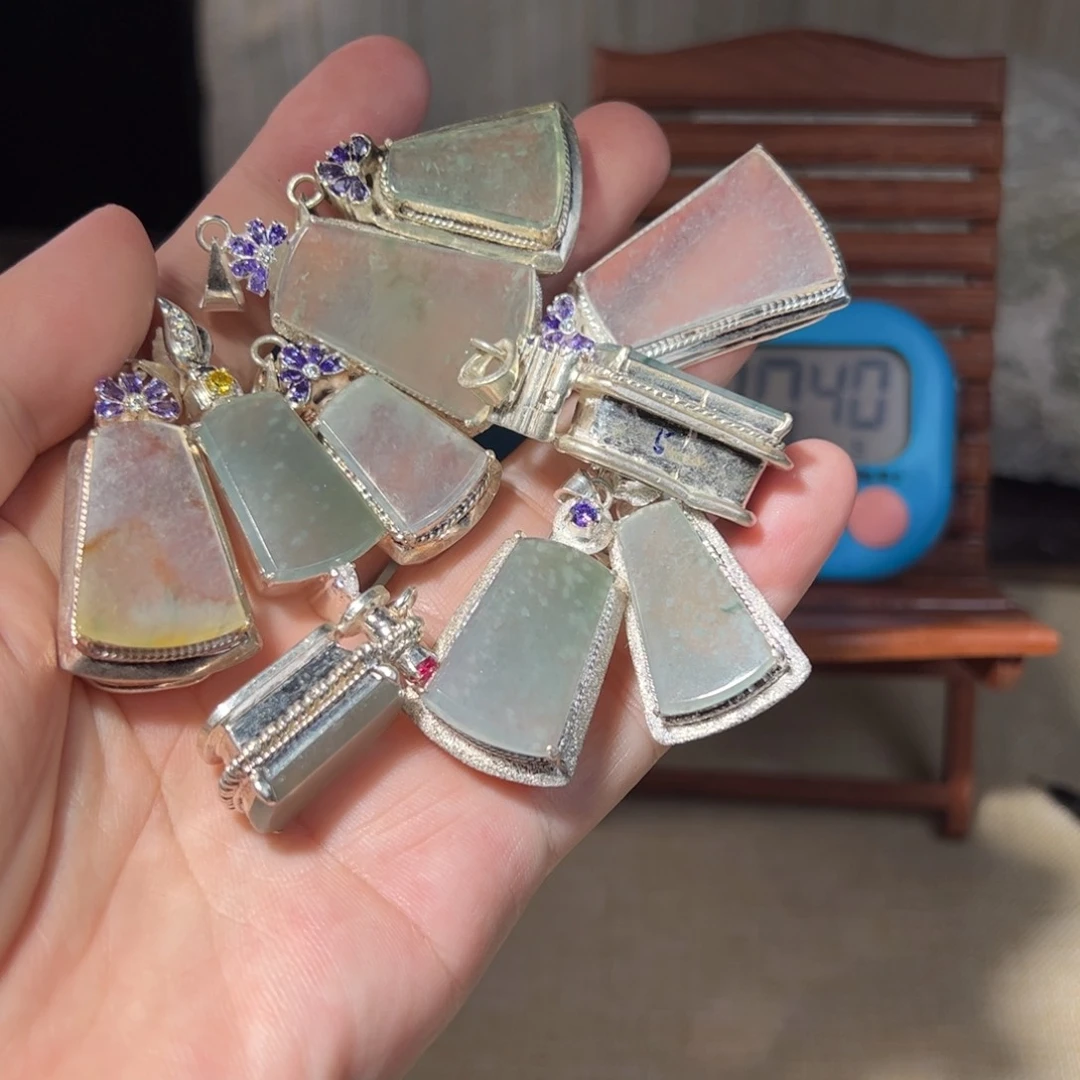 定制翡翠未镶嵌多样性发货拍一发一