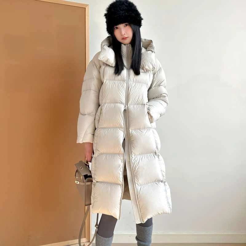 云朵泡芙棉服女2025新款冬季韩版宽松时尚加厚中长款外套