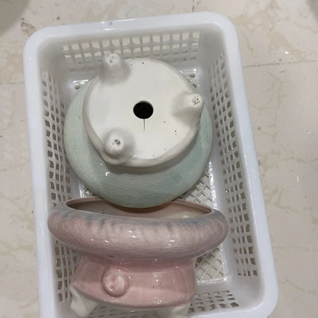 红陶微瑕高温陶瓷花盆