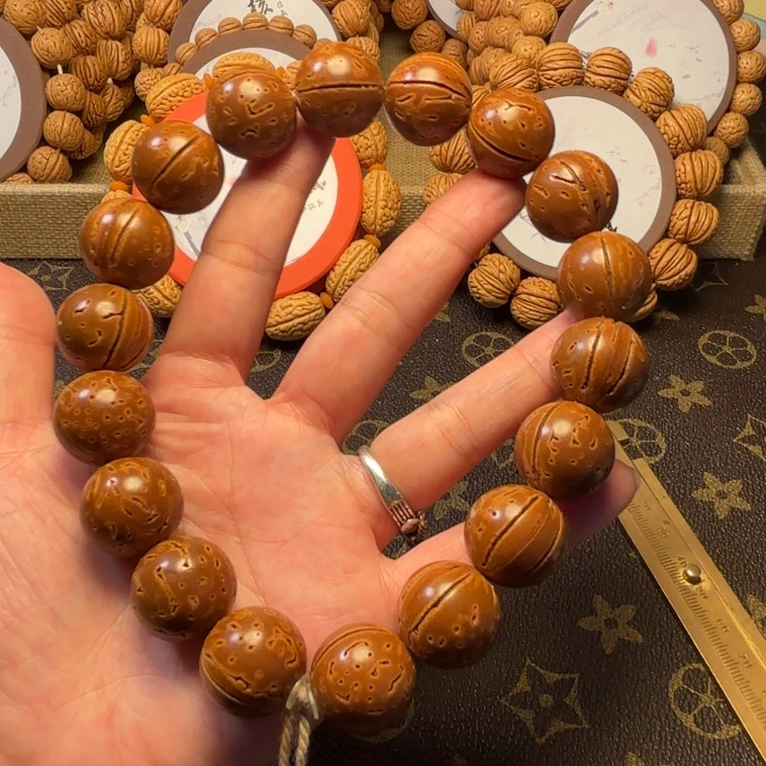 手串桃核桃核光珠19