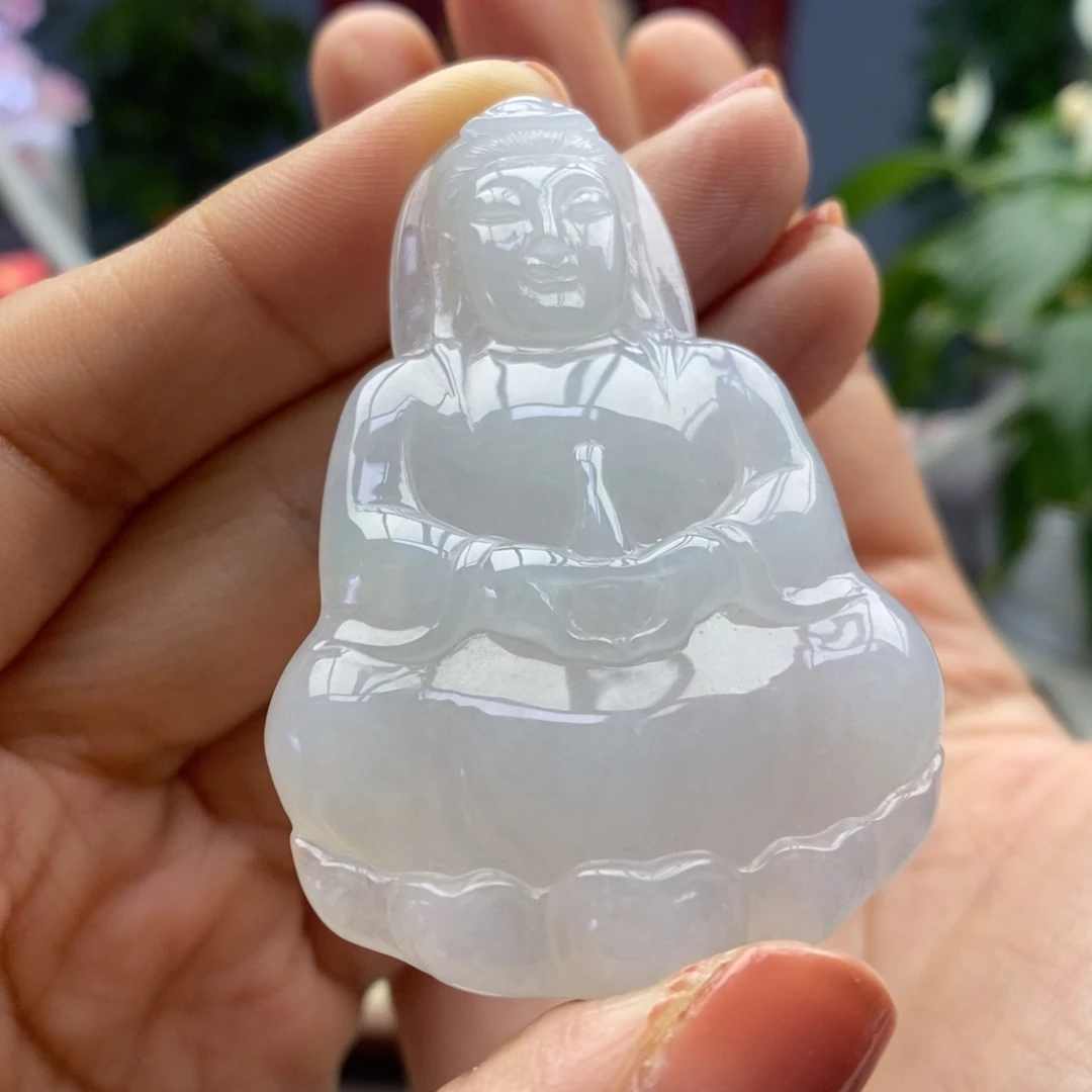 翡翠未镶嵌颈饰吊坠