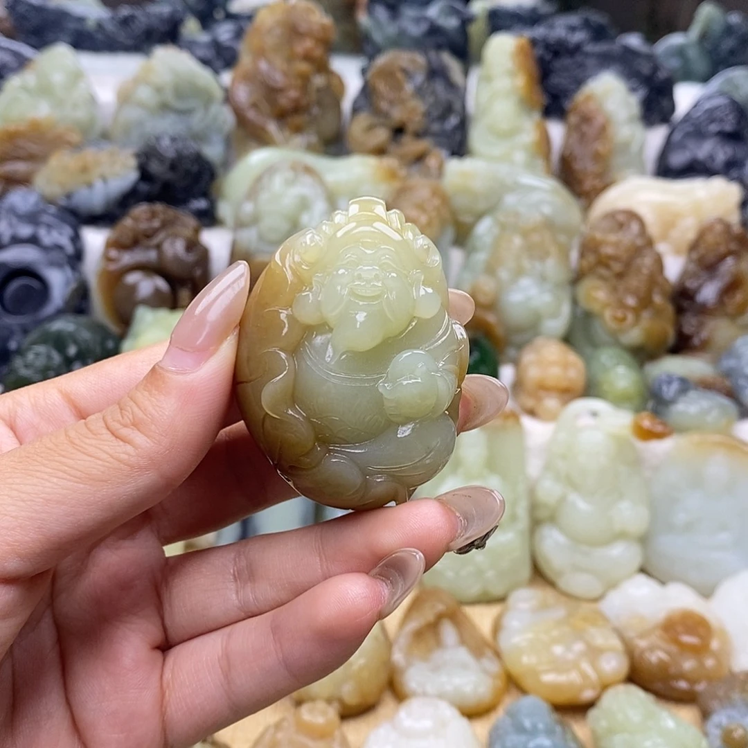 唐***明和田玉未镶嵌颈饰