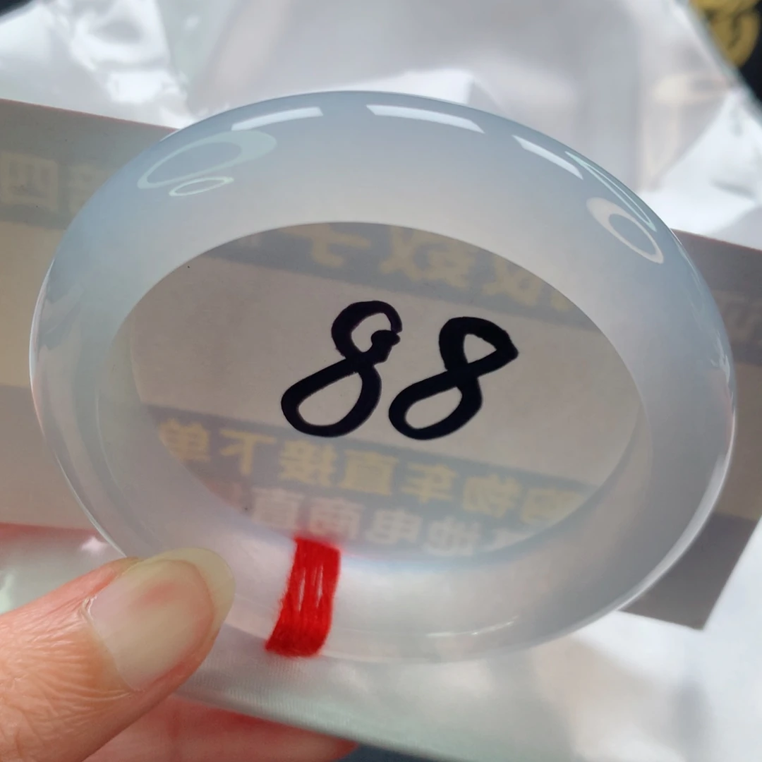 未镶嵌手镯翡翠正圈冰胶纯白月光推荐