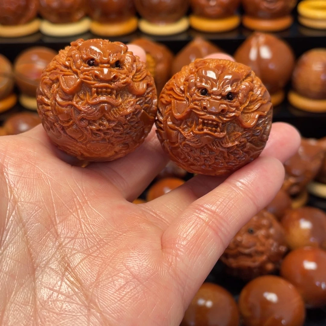 橄榄核手串/手链快**乐龙一对