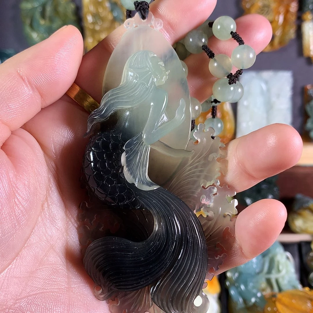 岫玉未镶嵌吊坠(赠链)?****?