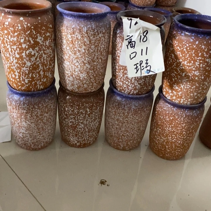 粗陶红陶绿植花盆929