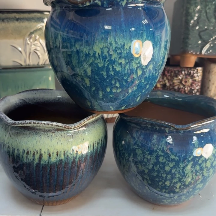 紫砂花盆口15高15，1111111