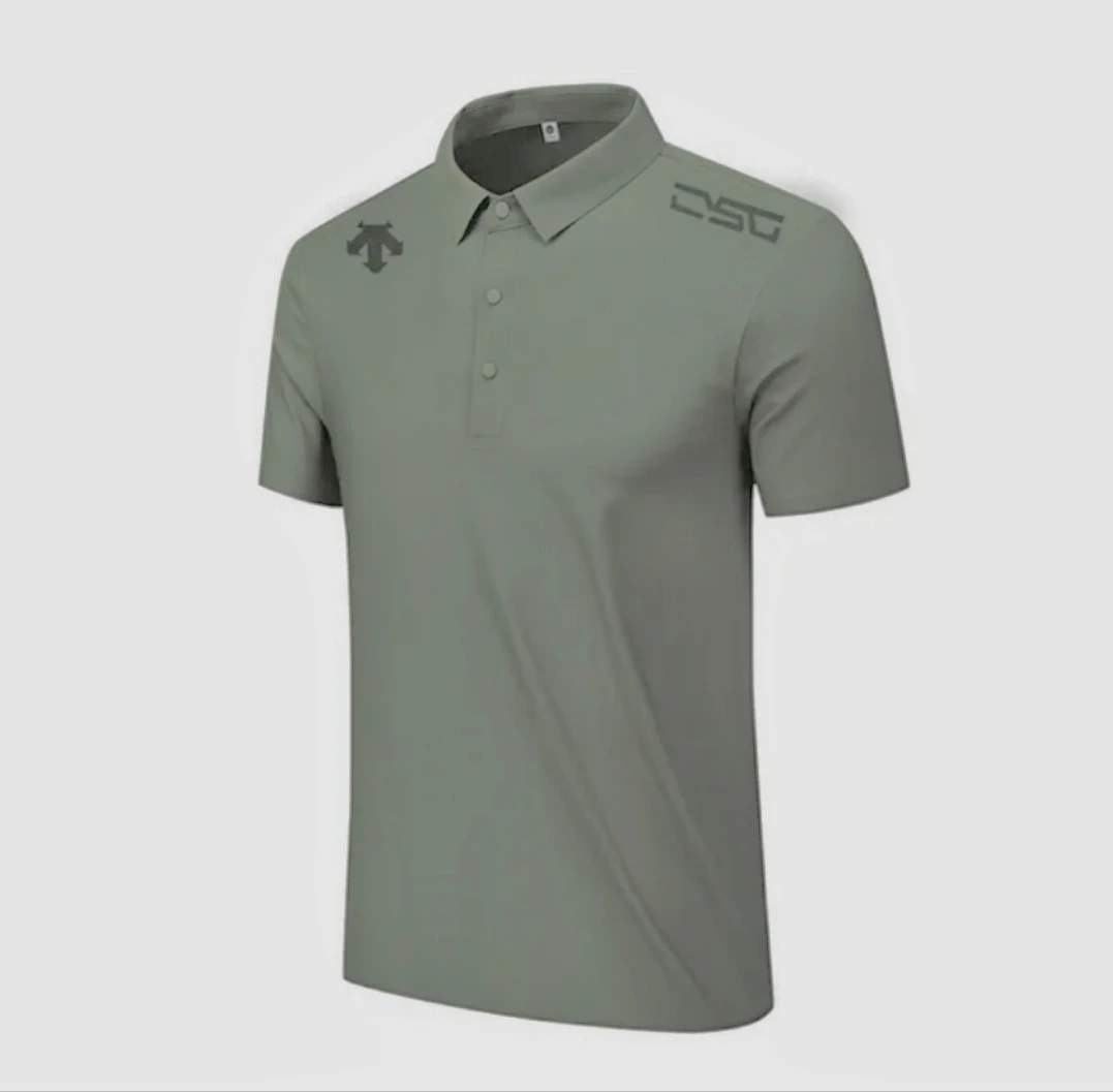 D[撤柜正品]专属2025年夏季男士速干户外休闲半袖翻领POLO衫 WK