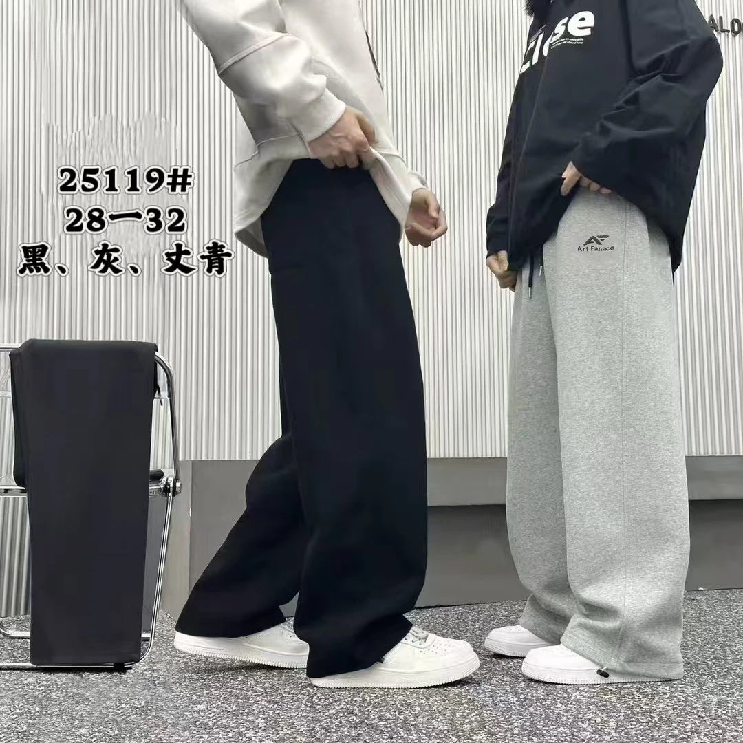 男童秋款字母A刺绣休闲卫裤 25119（155-175）