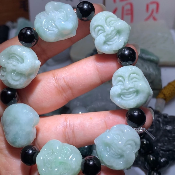 翡翠未镶嵌颈饰保真天然A货翡翠