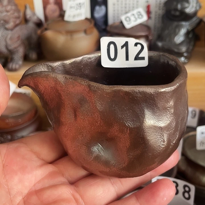 茶杯紫砂柴烧纯手工012