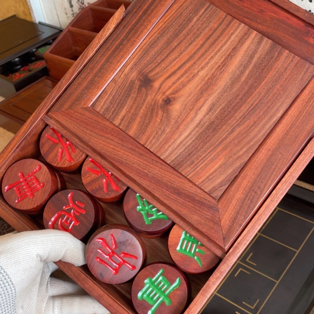 木血檀 5 分棋盒棋子