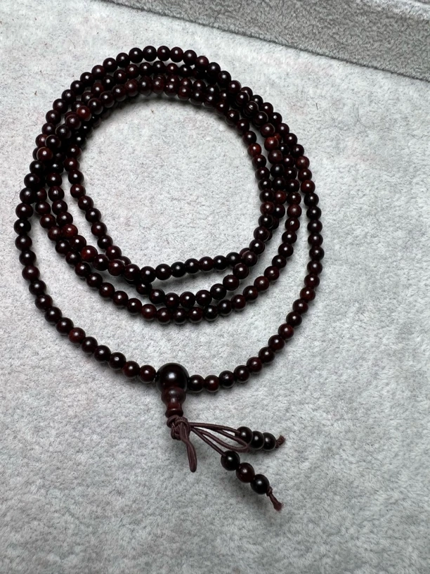 印度小叶紫檀檀香紫檀04多圈手链