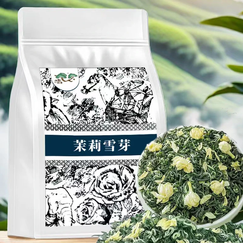 浓香型茉莉花茶宝藏爆款飘雪奶茶伯牙绝炫平替茶包三角包茉莉花茶