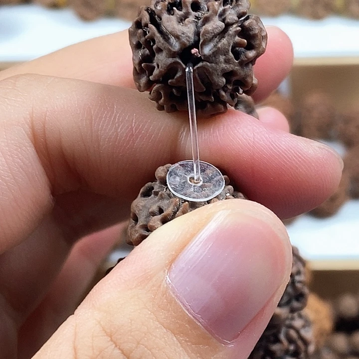 手串金刚菩提精品红皮铁籽4瓣粗筋