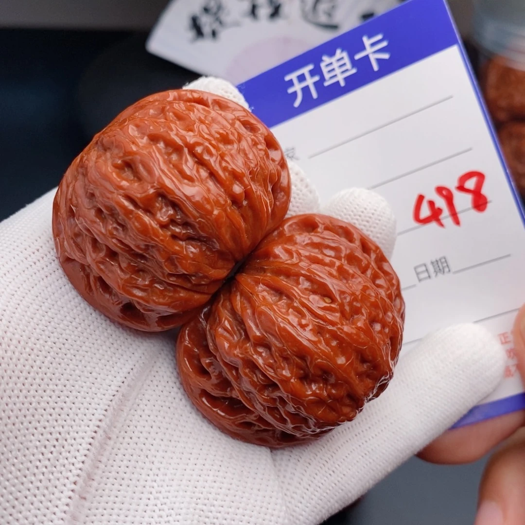 文玩核桃把件45铁锤498