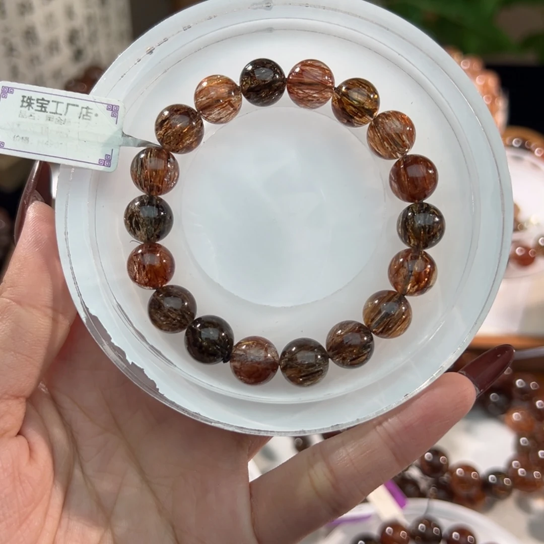 水晶手链未镶嵌黑金超七10