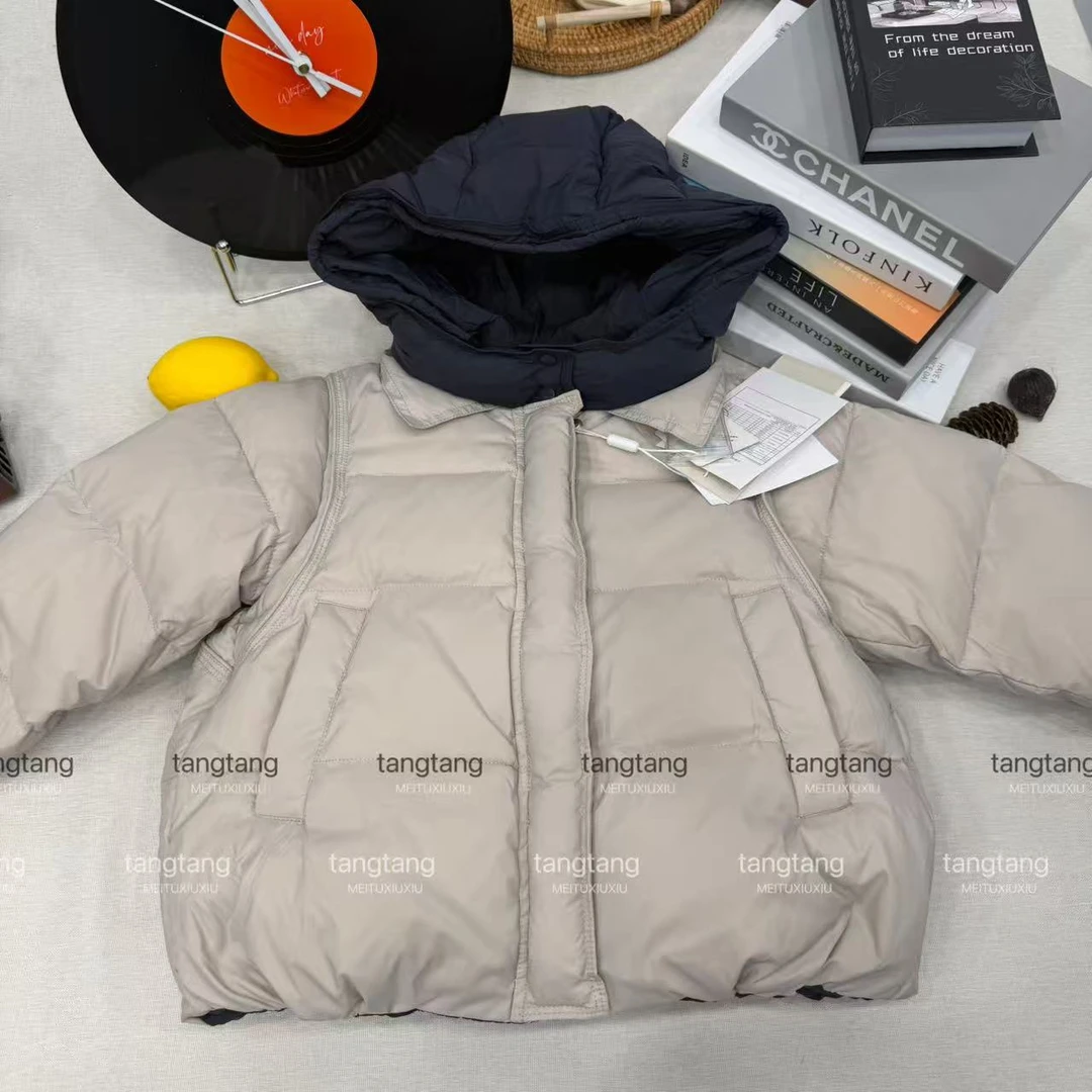 韩版中性棉服2025新款冬装洋气儿童加厚保暖夹棉外套