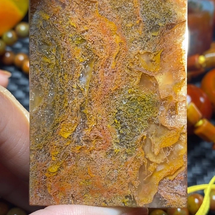 玛瑙/玉髓颈饰未镶嵌K**＂