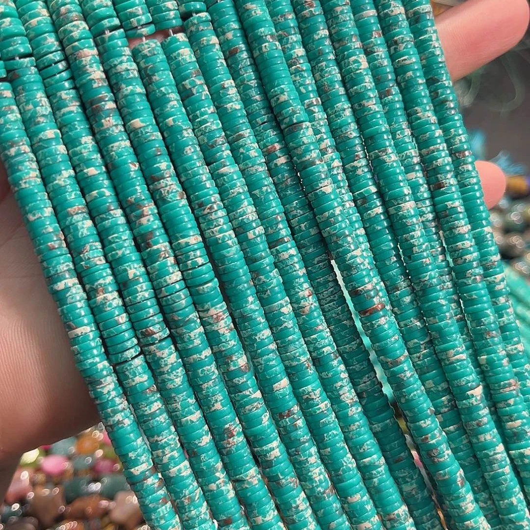 玛瑙/玉髓合金珠宝半成品寿山隔片6x1.3mm