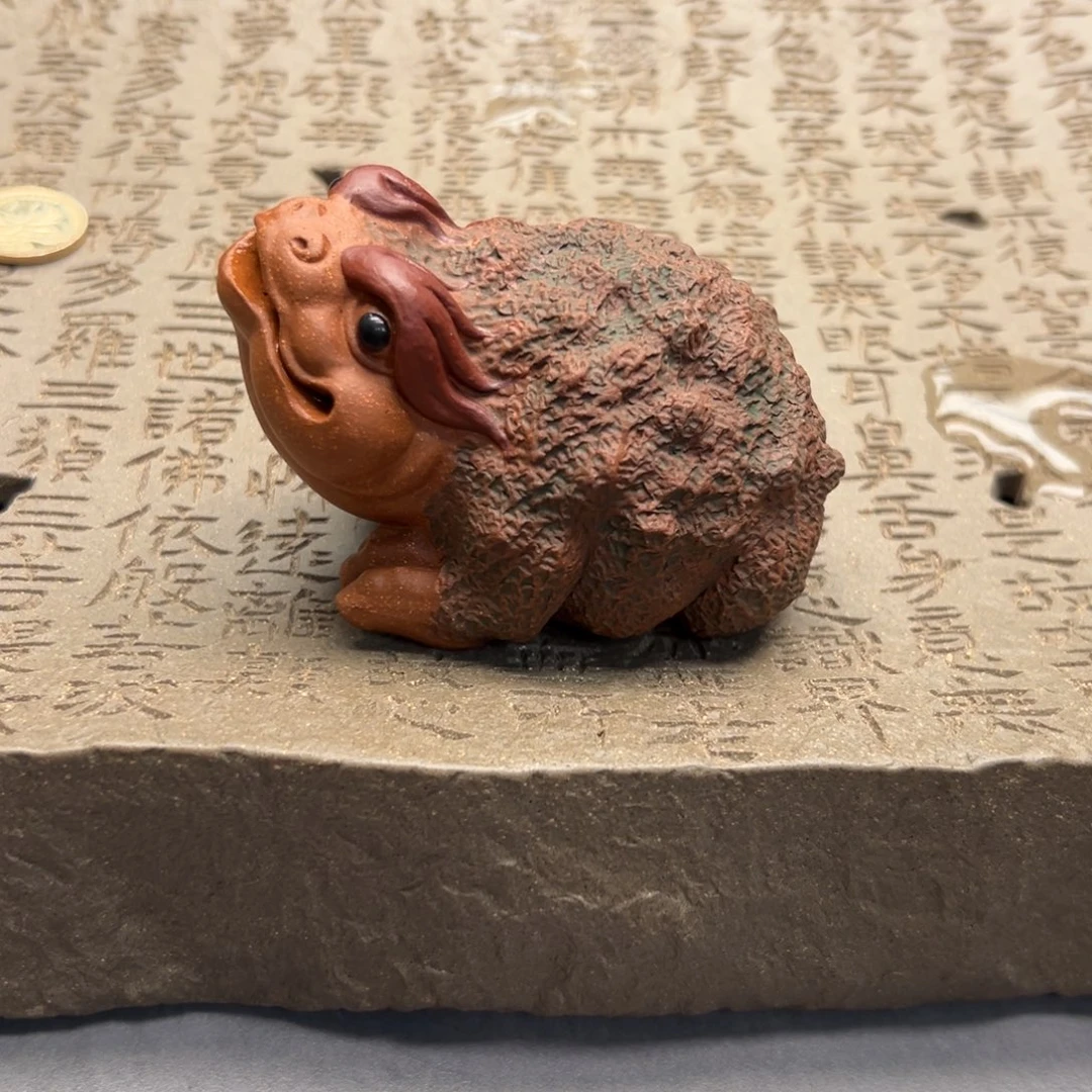 紫砂茶杯吉蝉紫砂紫砂