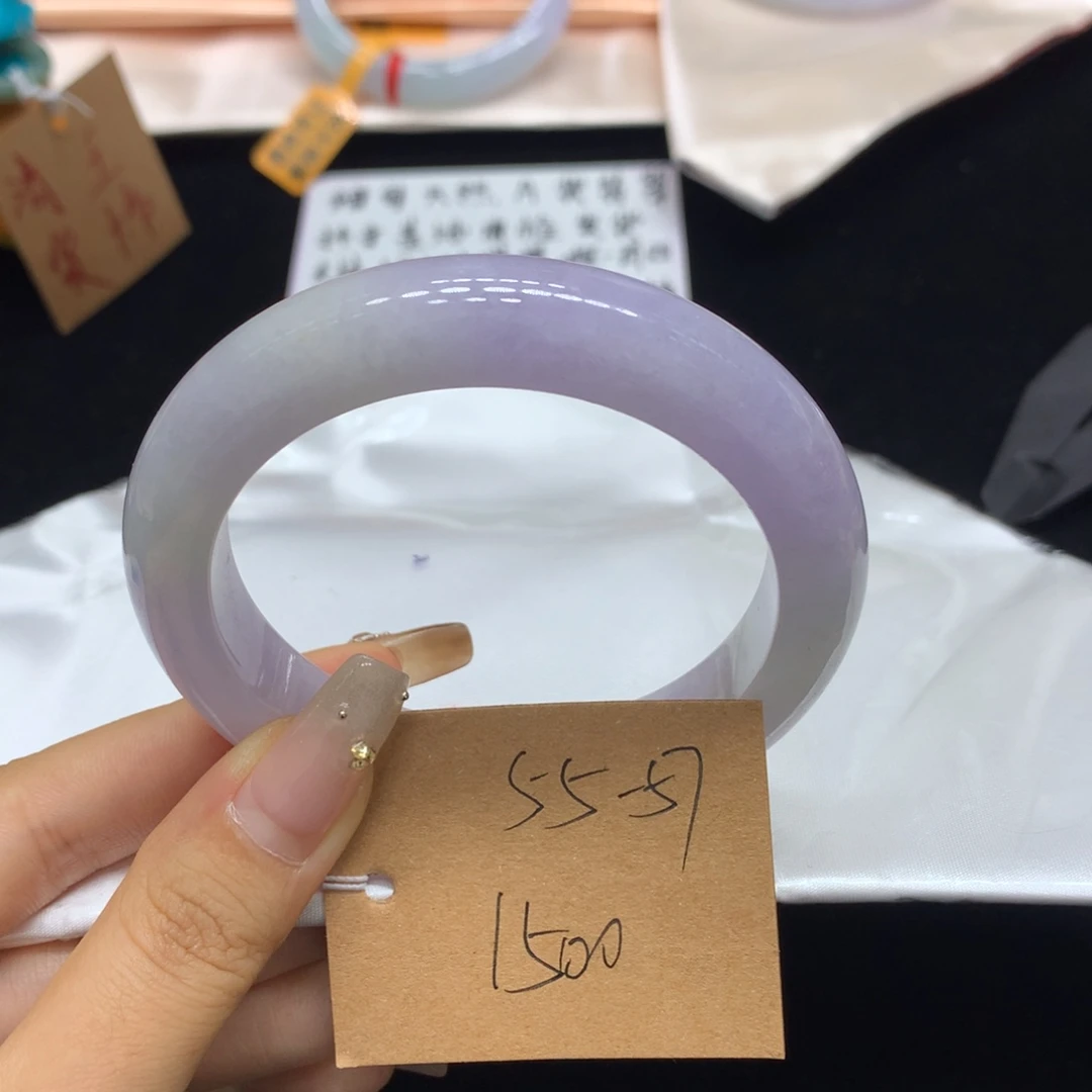 翡翠未镶嵌手镯天然