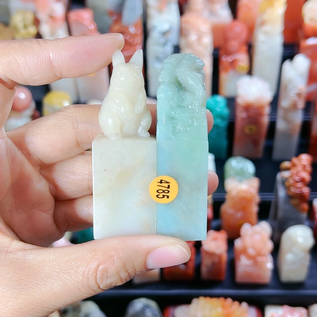 昌化石印石虎****?4785包邮包刻