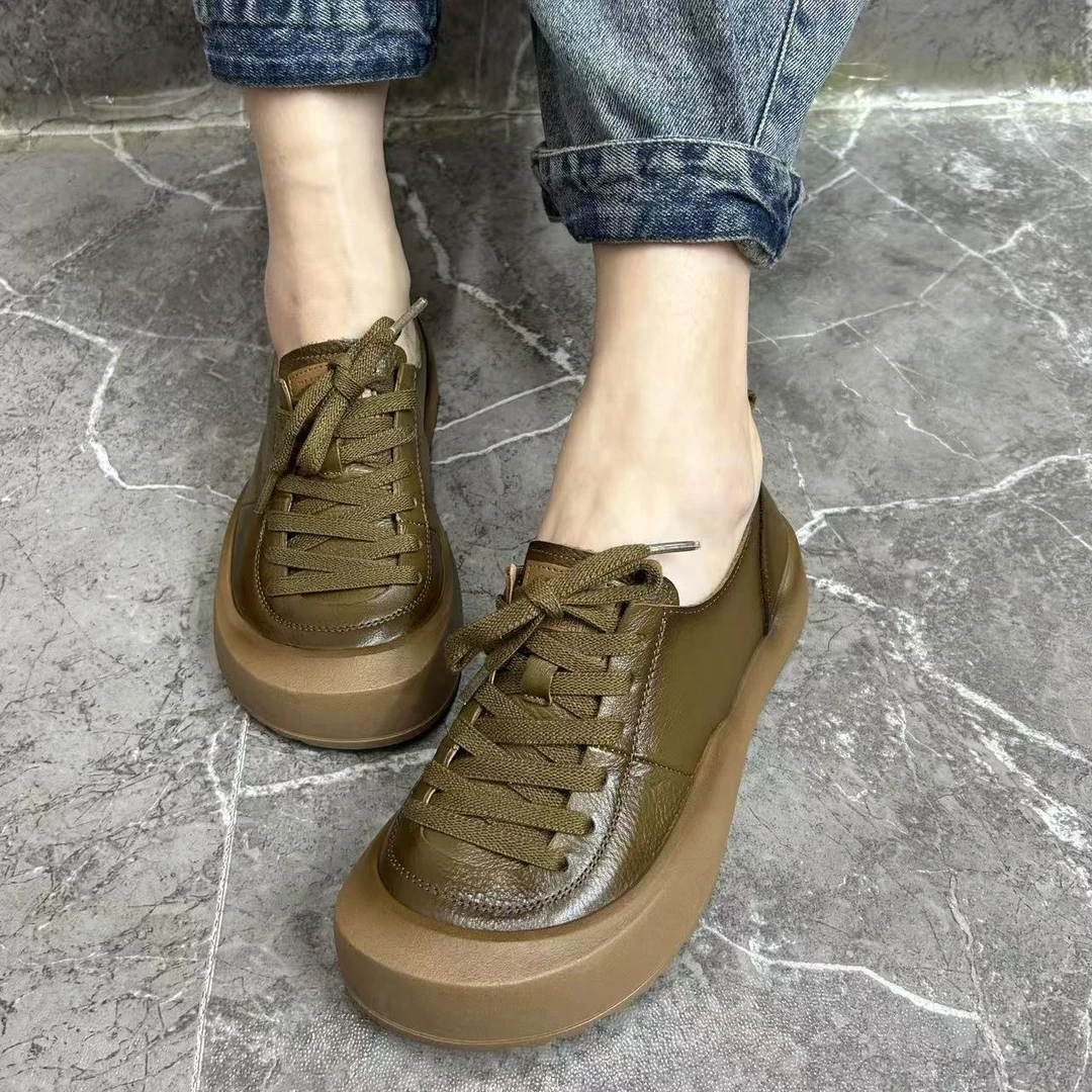 新款复古风柔软舒适百搭休闲女鞋99626