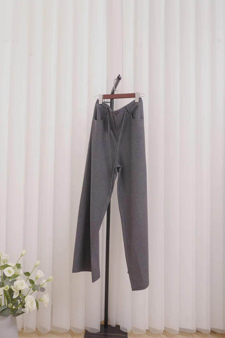 2025文哥工作室新品女秋季高定时尚设计气质休闲长裤XJN-9K-338