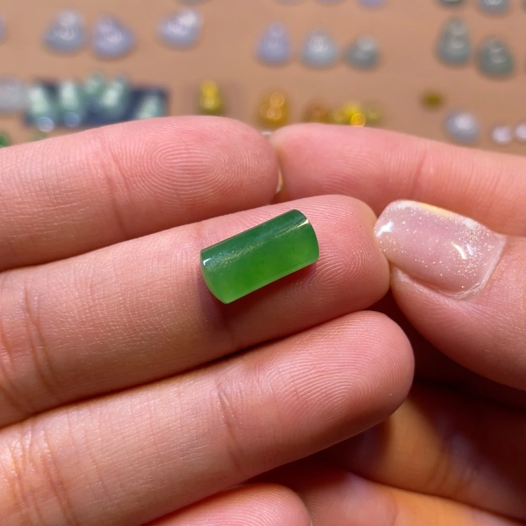 未镶嵌定制翡翠无事柱