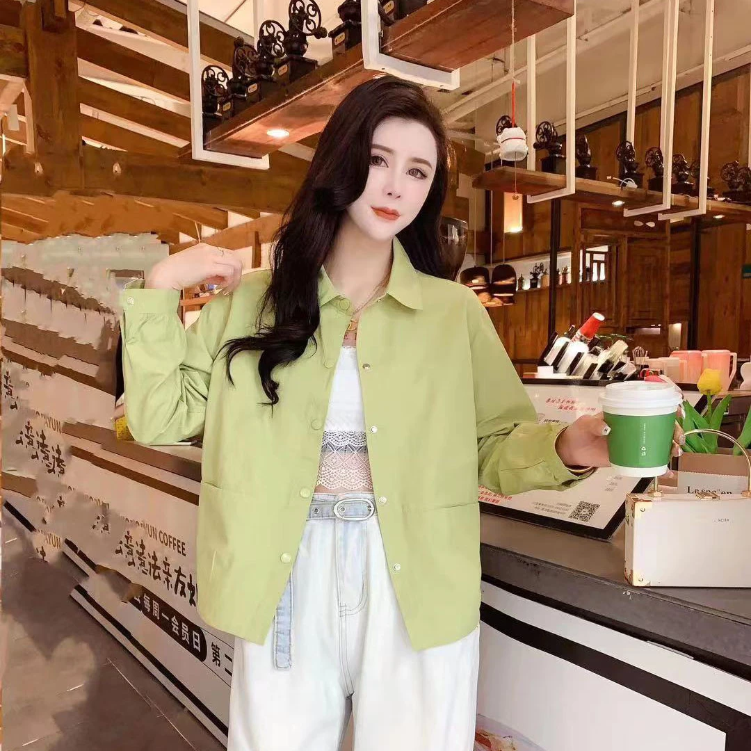 【香嘉怡新品】XJY3310女上衣外套春季百搭款韩版休闲时尚潮流款