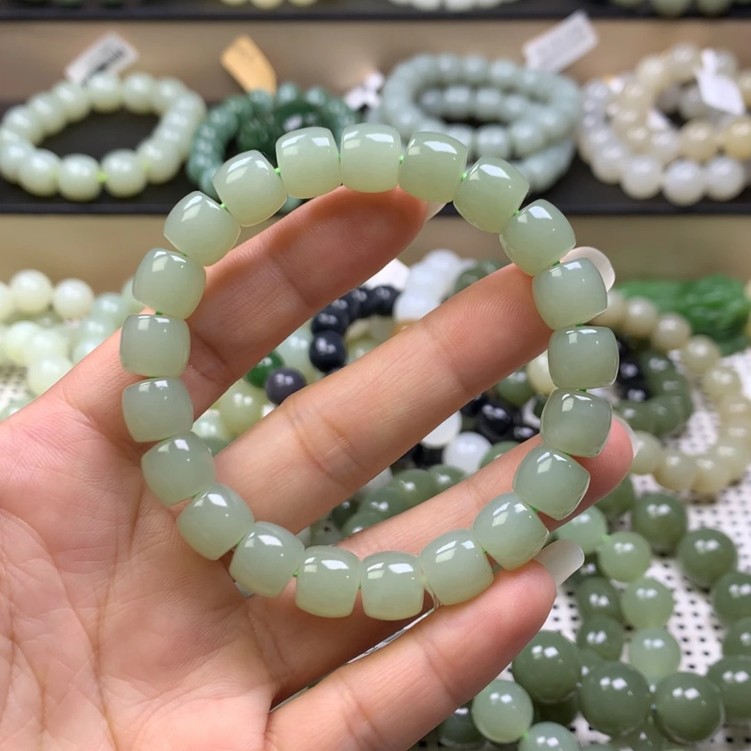 和田玉手链未镶嵌陈*明