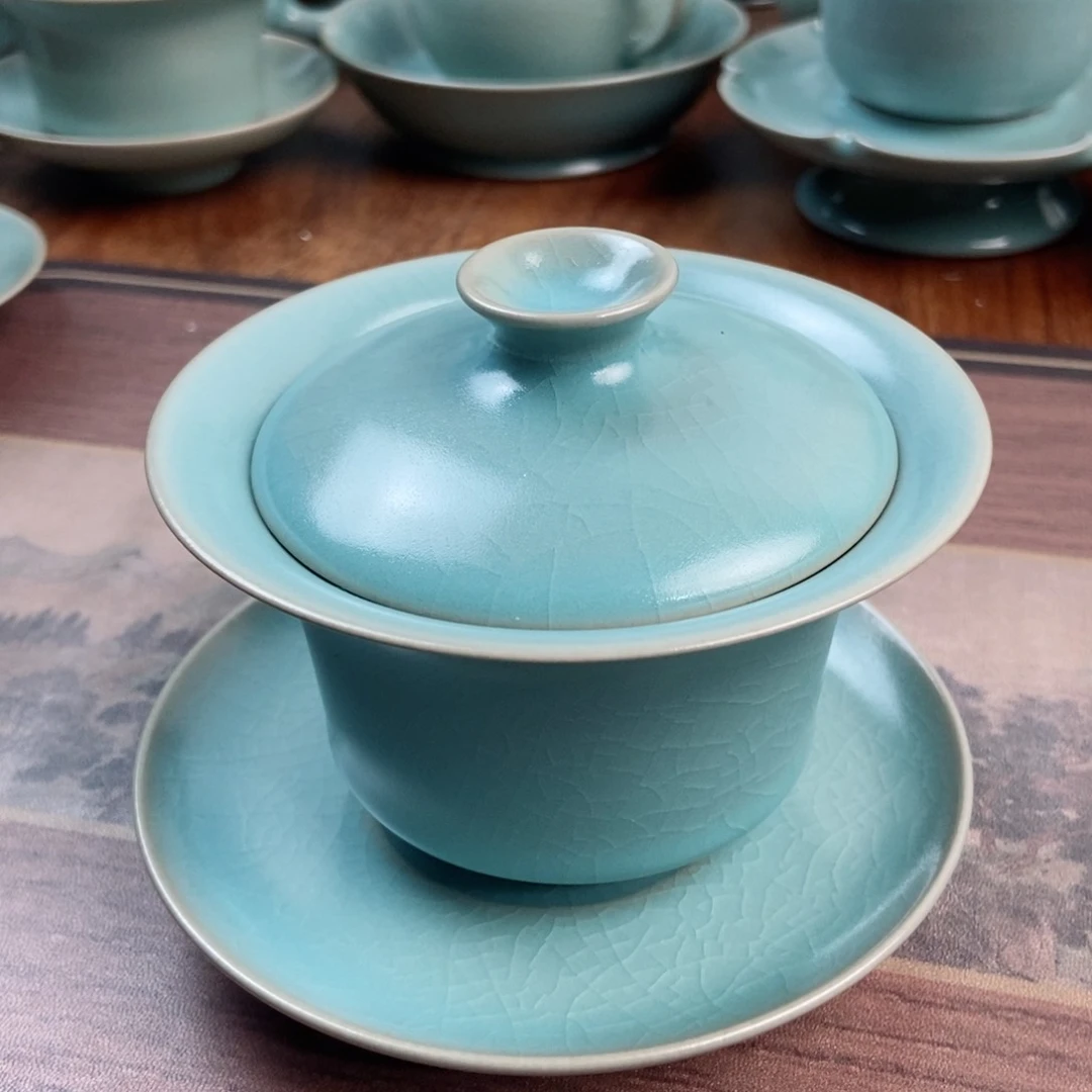 摆件原产地原矿汝瓷～茶器