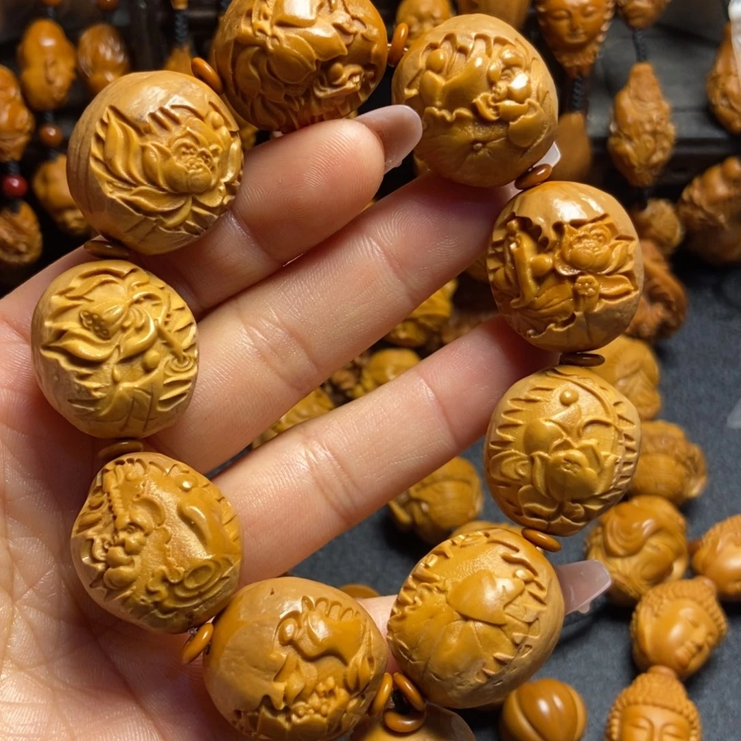 【闪购商品】手串/手链橄榄核冒**鱼包衣无相佛