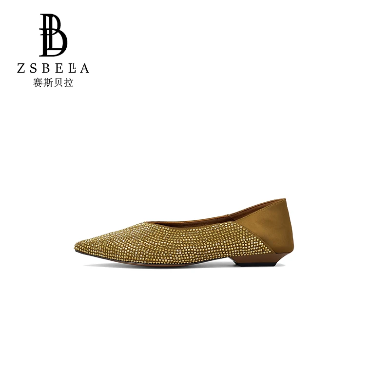 TenderJinger亮闪闪女式浅口单鞋ZS0514