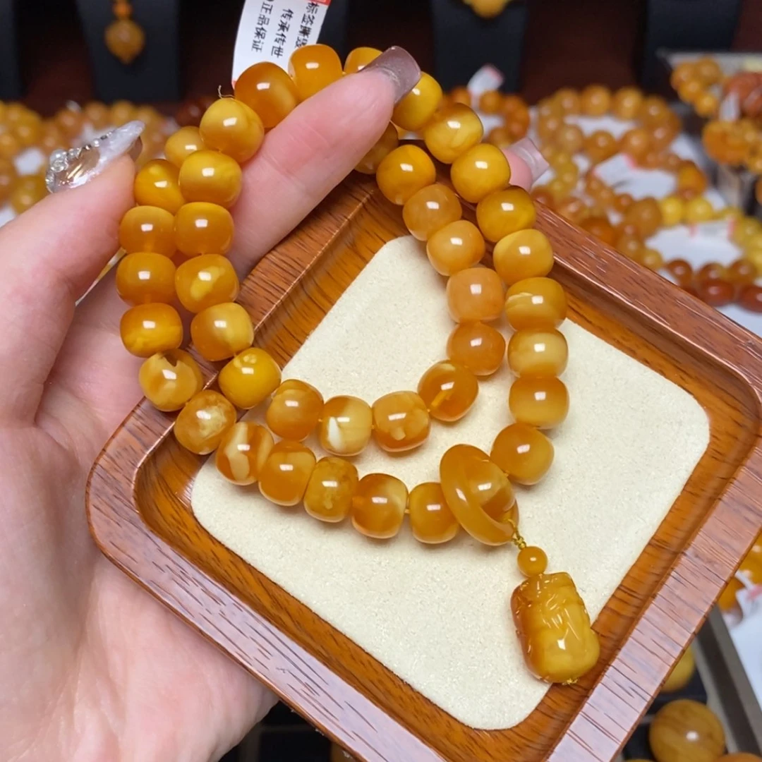 【闪购商品】蜜蜡手链未镶嵌手串