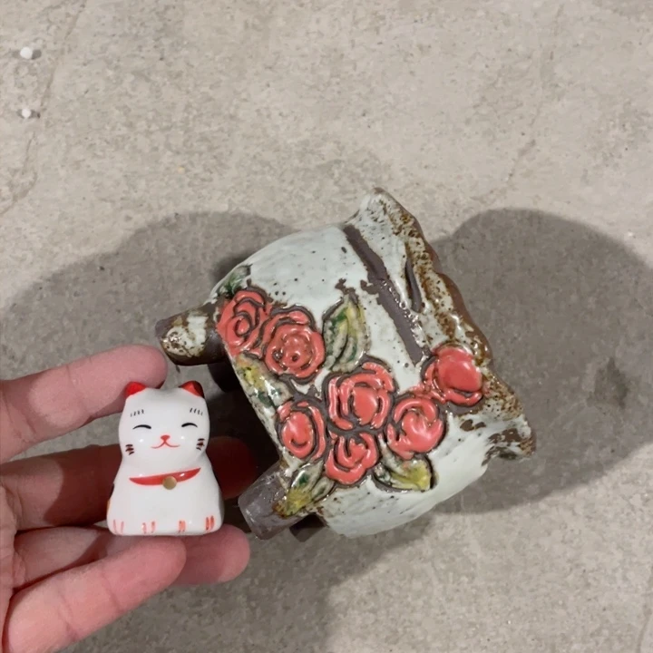 陶瓷半手工花盆默认微瑕组合