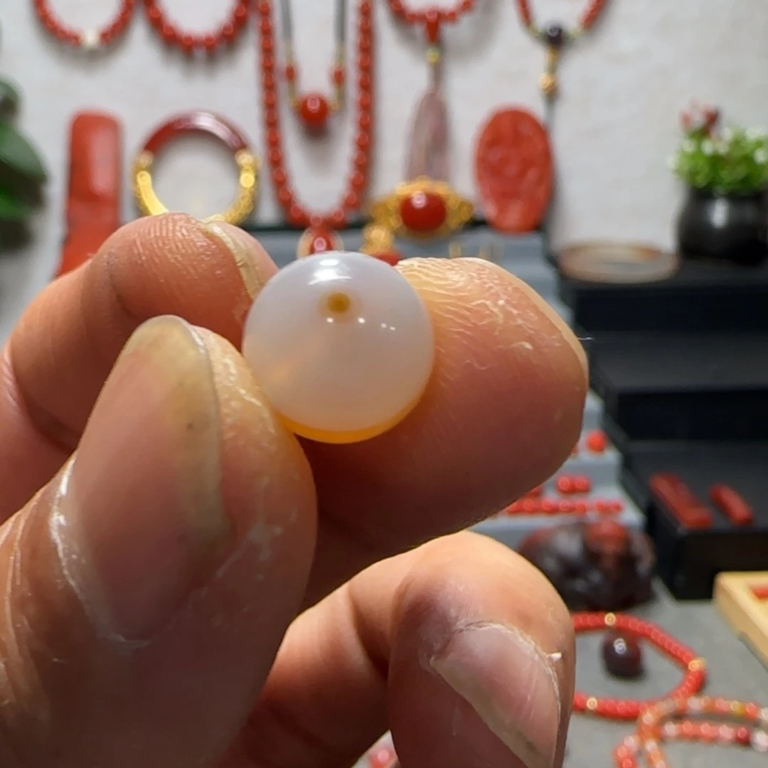南红玛瑙未镶嵌手链