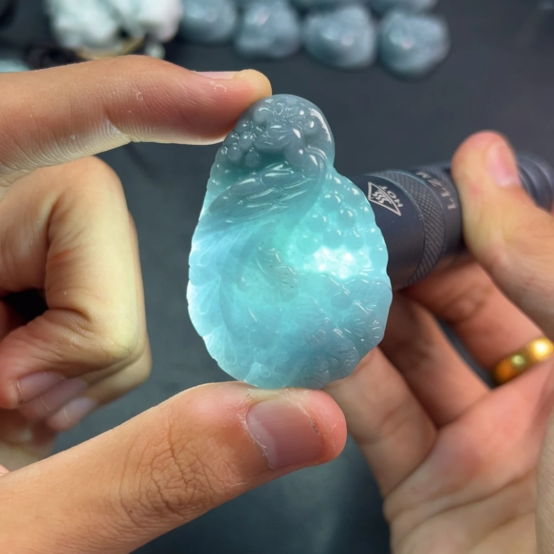 翡翠手工凤凰（多样性发货）拍一发一