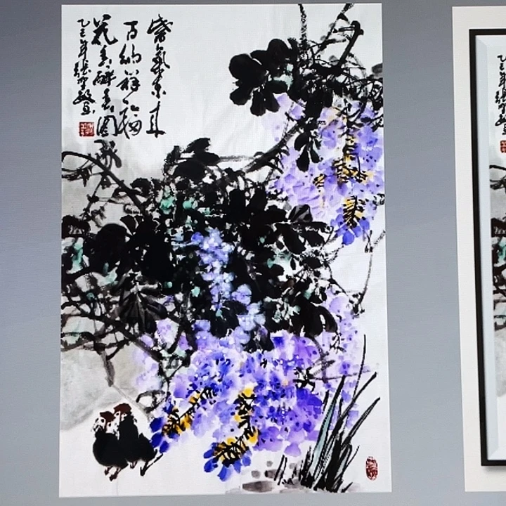 国画张圣敏先生纯手绘作品