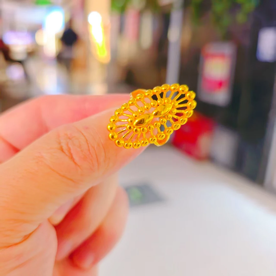 铜合金莫桑石戒指 欧美风民族风原创设计休闲مەڭگۈ ئۆزگەرمەيدۇ