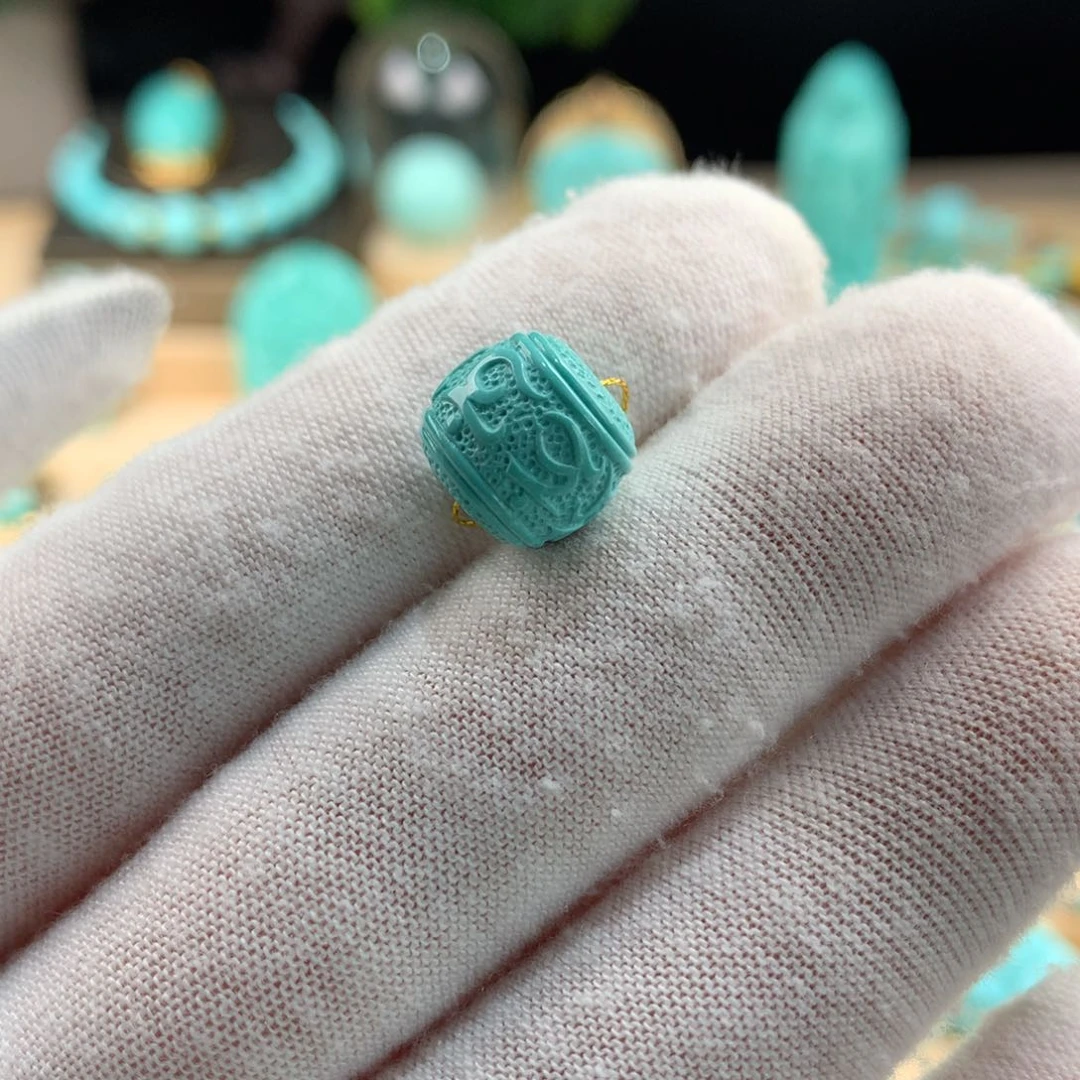 绿松石未镶嵌配珠卡11没****