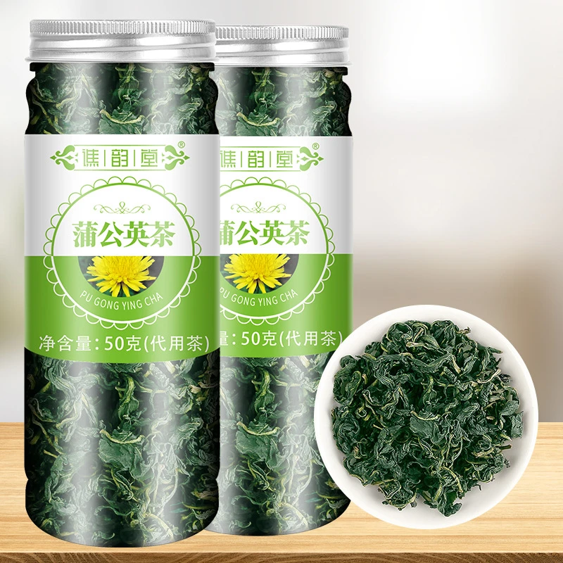 蒲公英茶50g/罐 蒲公英菊苣袋泡盒罐