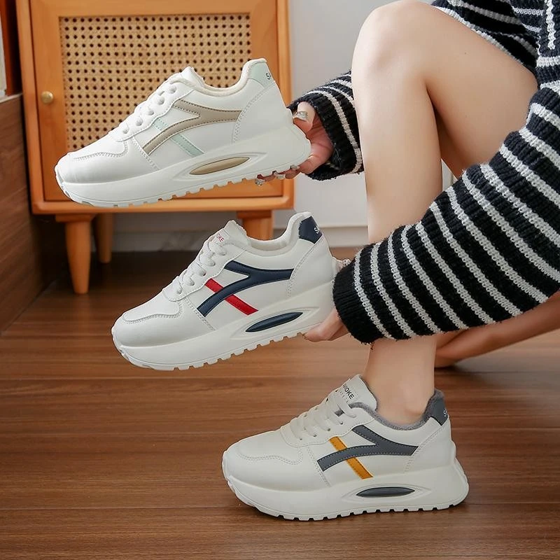 2025秋季新款系带阿甘鞋常规款时尚休闲鞋韩版老爹鞋阿甘鞋女H-3