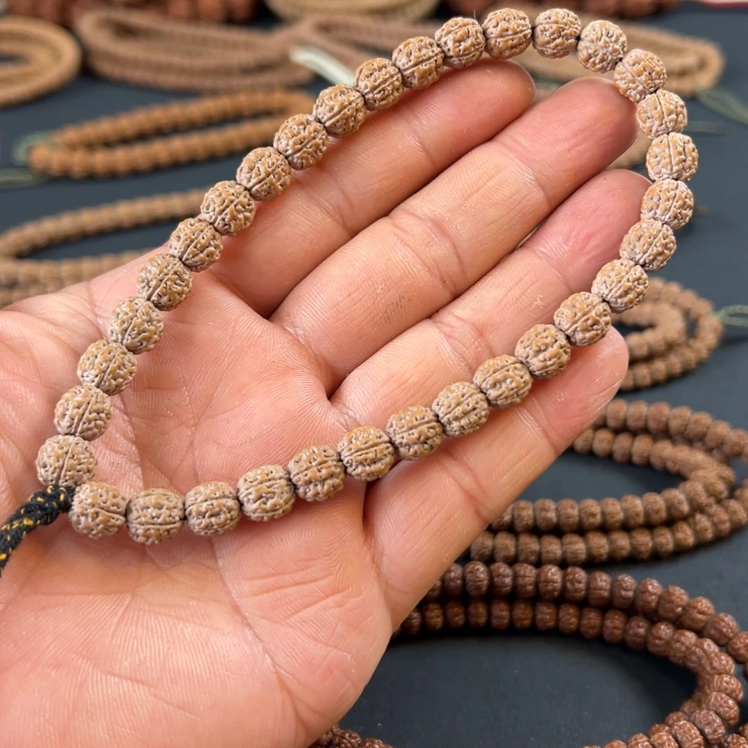 金刚菩提手串盘龙纹原籽原桩小金刚手持尺寸9