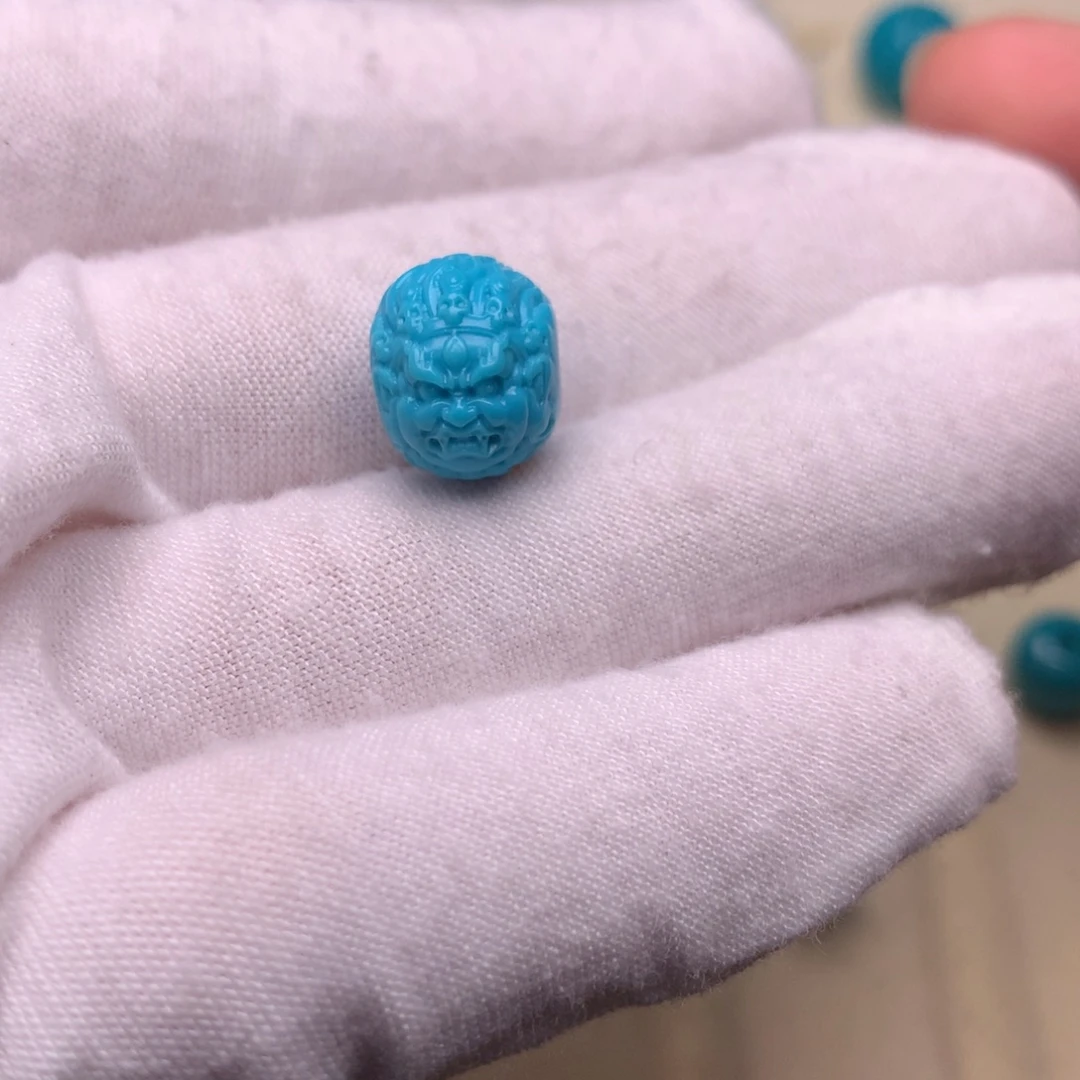 绿松石未镶嵌绿松石黑天12.3