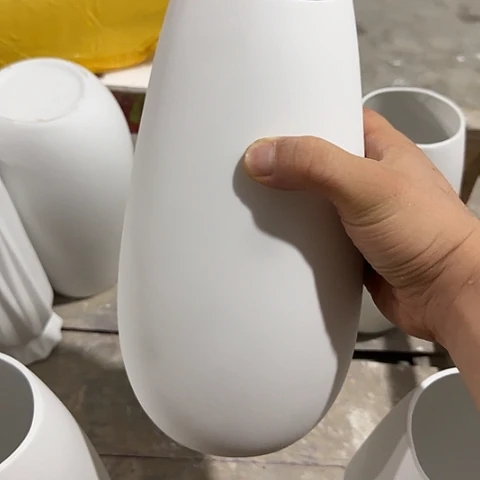 瓷片瑕疵24厘米磨砂白心一个